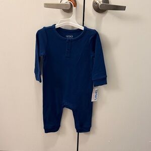 Carter's Navy Long Sleeve One Piece
